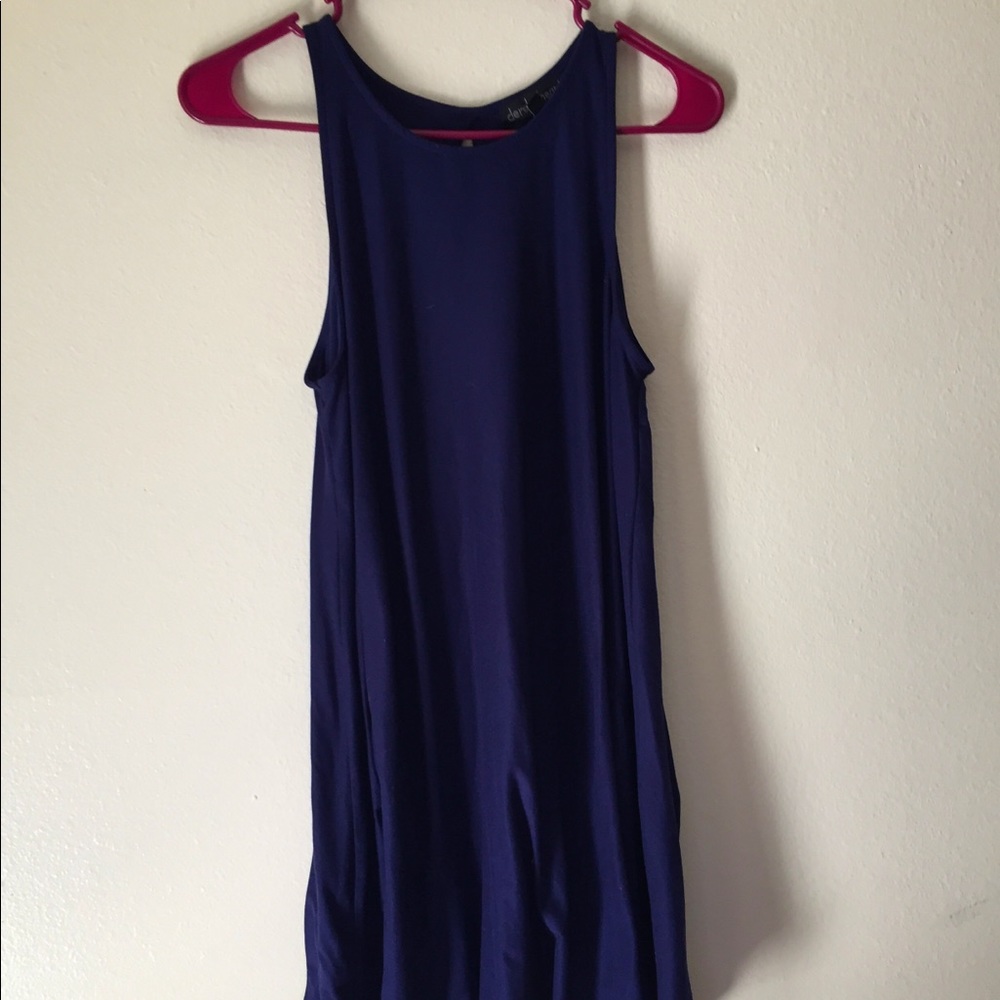 Blue dress